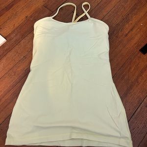 yellow lulu lemon tank top